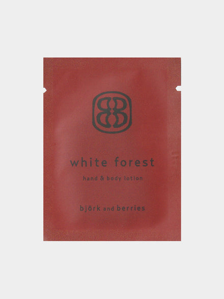 White Forest Hand & Body Lotion Sachet